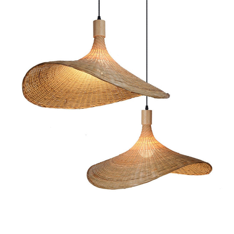 Luxury Bamboo Chandelier New Japanese Style Lamps