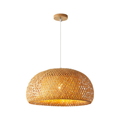 Luxury Bamboo Woven Simple Japanese Pastoral Chandelier