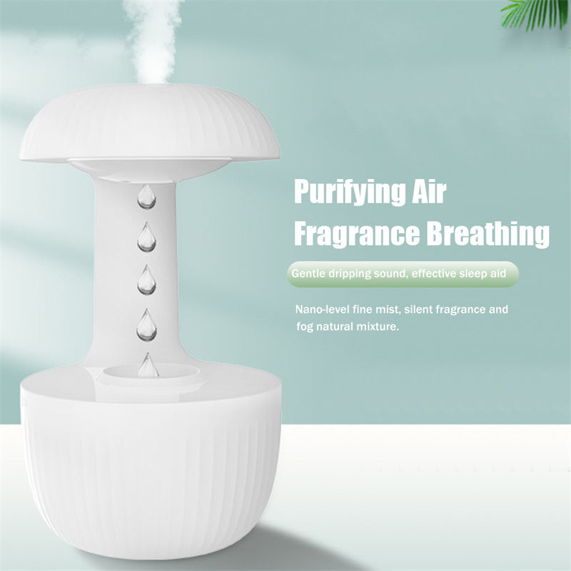 Anti-gravity Air Humidifier With LED Clock