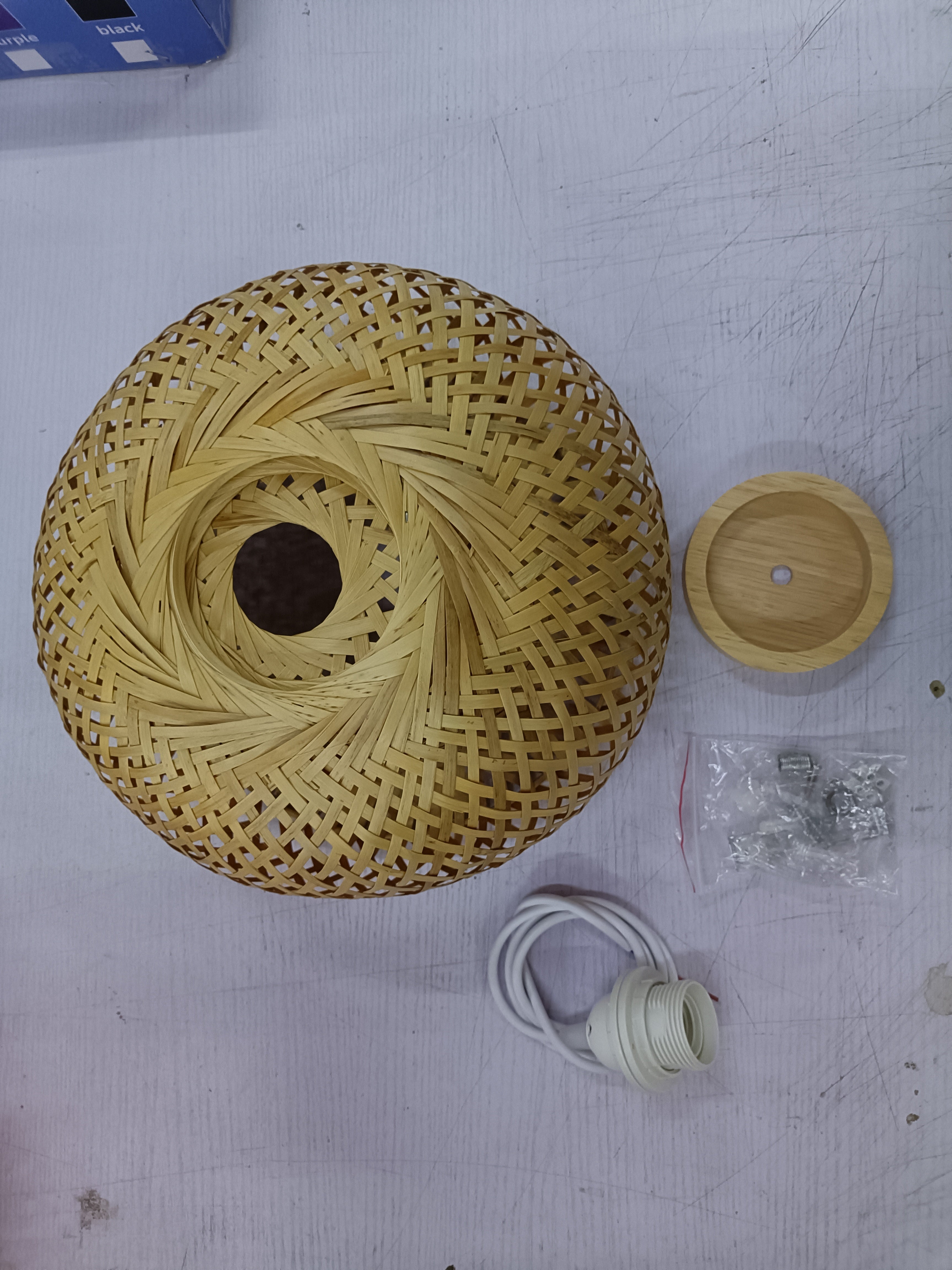 Luxury Bamboo Woven Simple Japanese Pastoral Chandelier