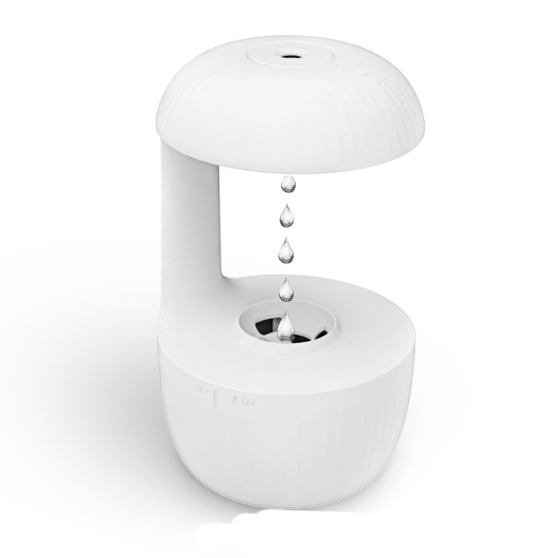 Anti-gravity Air Humidifier With LED Clock