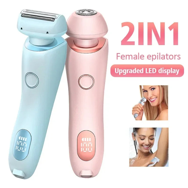 2 In 1 Hair Removal Epilator USB Trimmer