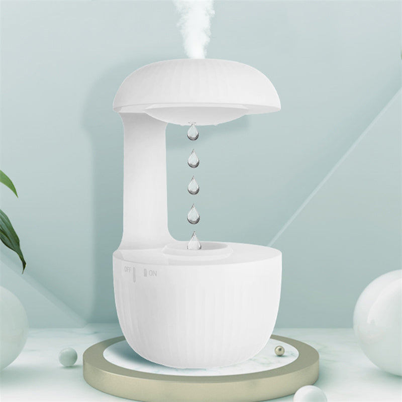 Anti-gravity Air Humidifier With LED Clock