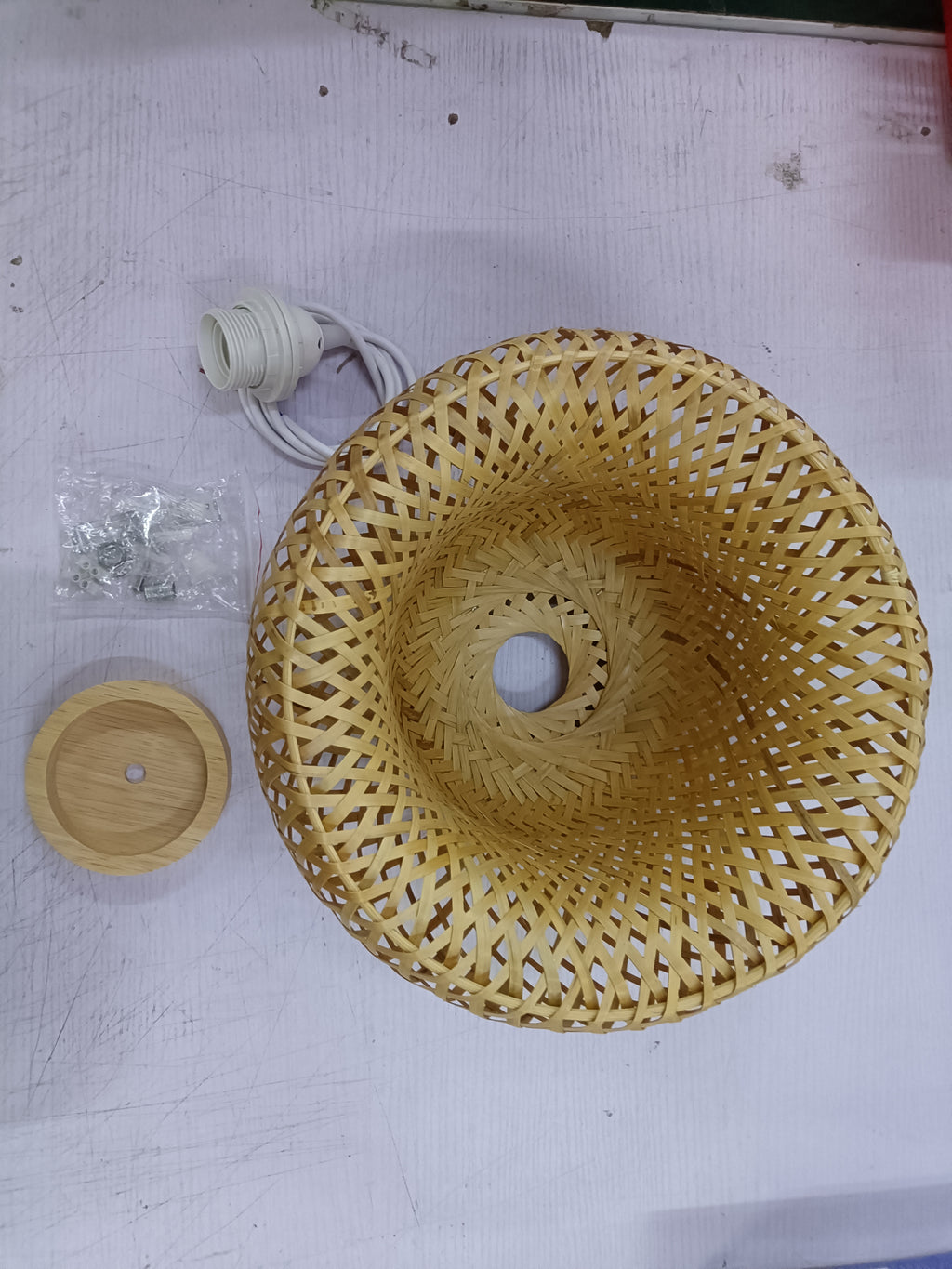 Luxury Bamboo Woven Simple Japanese Pastoral Chandelier