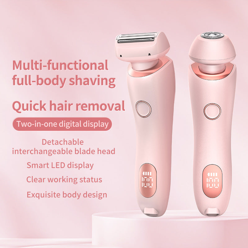 2 In 1 Hair Removal Epilator USB Trimmer