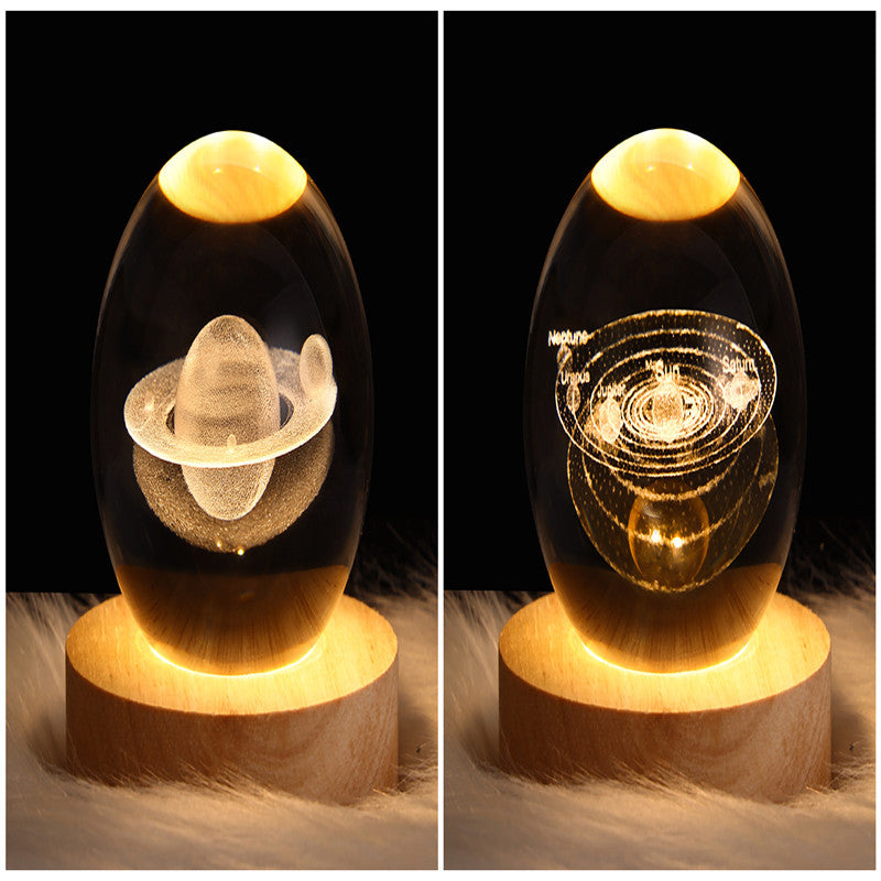 LED Night Light Galaxy Crystal Ball
